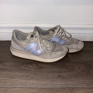 New Balance gray and lilac 237 Sneakers